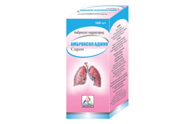 АМБРОКСОЛ АДЖИО сироп 100мл 30мг/5мл