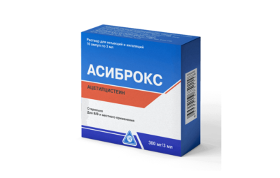 АСИБРОКС раствор для инъекций 300мг/3мл 3мл N10