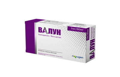 ВАЛУН таблетки 5мг/80мг N28