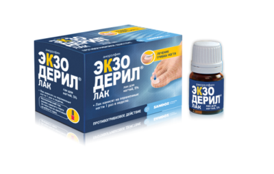ЭКЗОДЕРИЛ® лак 5% 2,5 мл