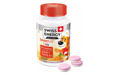 SWISS ENERGY SMARTVIT KIDS пастилки жевательные N60