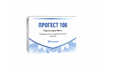 Прогест капсулы 100мг N28