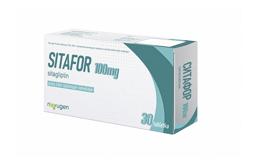 Ситафор таблетки 100мг N30