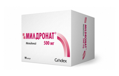 МИЛДРОНАТ капсулы 500мг N90