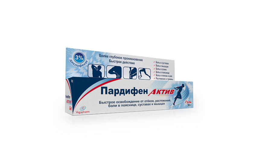 ПАРДИФЕН АКТИВ гель 30г N1
