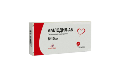 АМЛОДИЛ-АБ таблетки 8/10мг N30