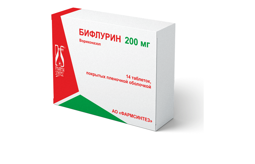 Бифлурин таблетки 200мг N14
