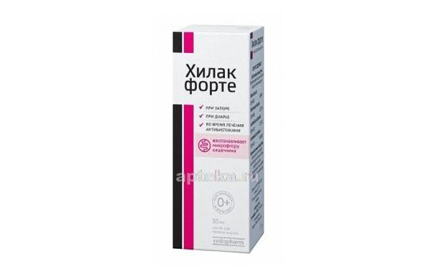 ХИЛАК ФОРТЕ капли для приема внутрь 30мл