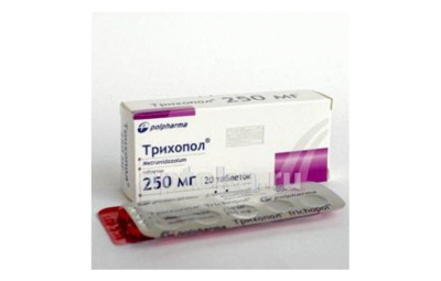 ТРИХОПОЛ таблетки 0,25г N20