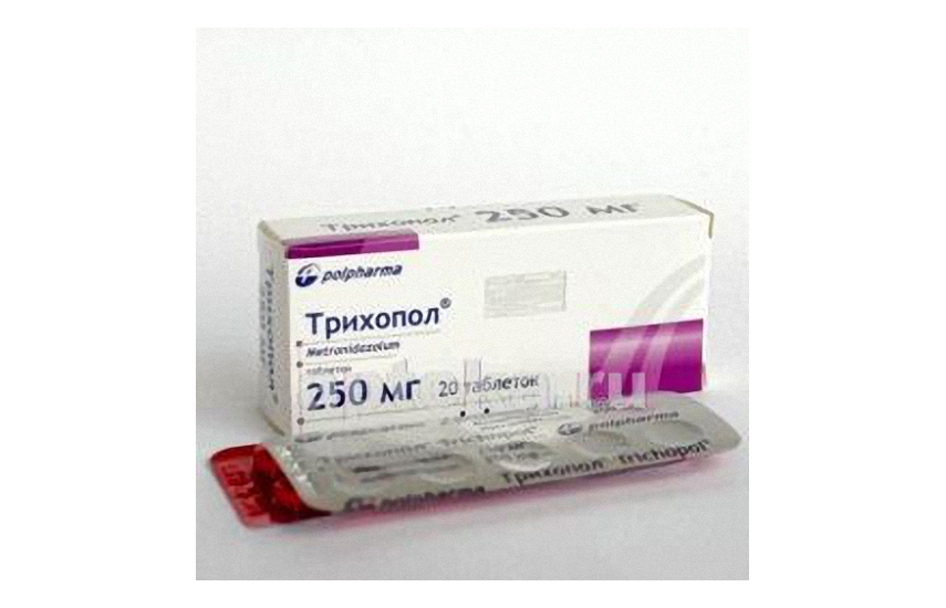 ТРИХОПОЛ таблетки 0,25г N20