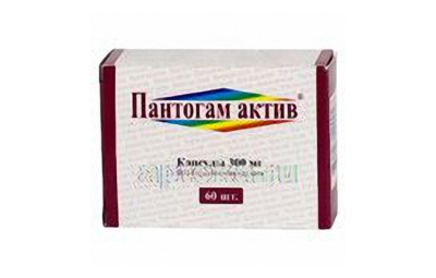ПАНТОГАМ АКТИВ капсулы 0,3г N60