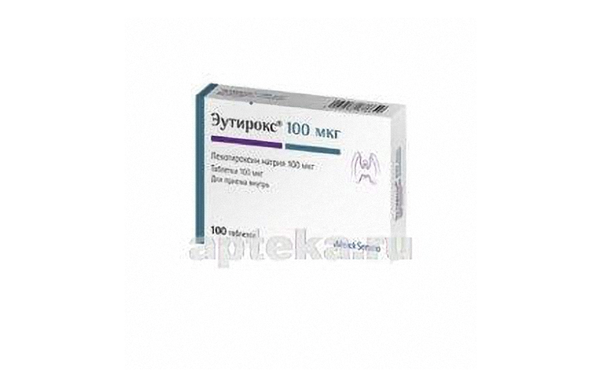 ЭУТИРОКС таблетки 100мкг N100