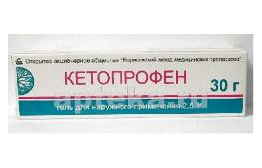 КЕТОПРОФЕН гель 30г 2,5%