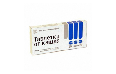 ТАБЛЕТКИ ОТ КАШЛЯ таблетки N20