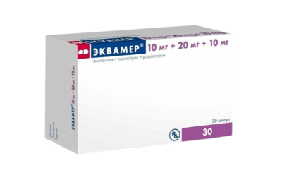 ЭКВАМЕР капсулы 10мг+20мг+10мг N30