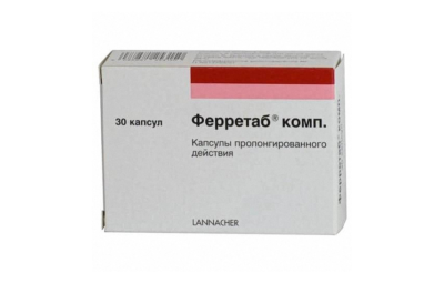 ФЕРРЕТАБ КОМП капсулы N30