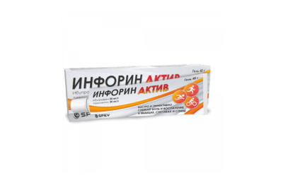 ИНФОРИН АКТИВ гель 40г 50мг/г+30мг/г