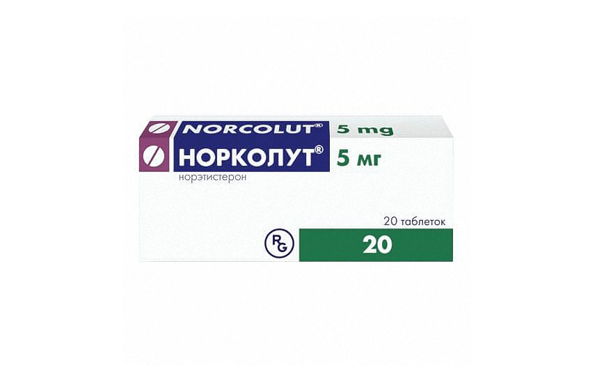 НОРКОЛУТ таблетки 5мг N20