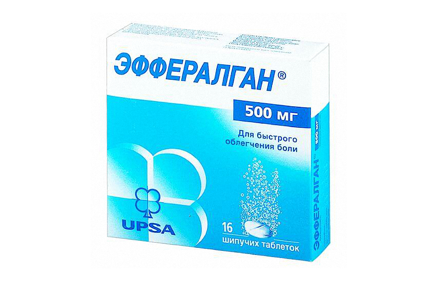 ЭФФЕРАЛГАН таблетки 500мг N16