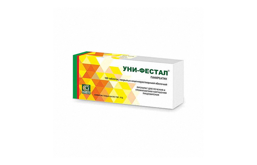 УНИ ФЕСТАЛ таблетки N100