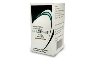 ГУЛЦЕФ СБ порошок 1000мг/500мг N1