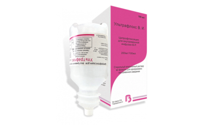 УЛЬТРАФЛОКС В.И. раствор для инъекций 200мг/100мл