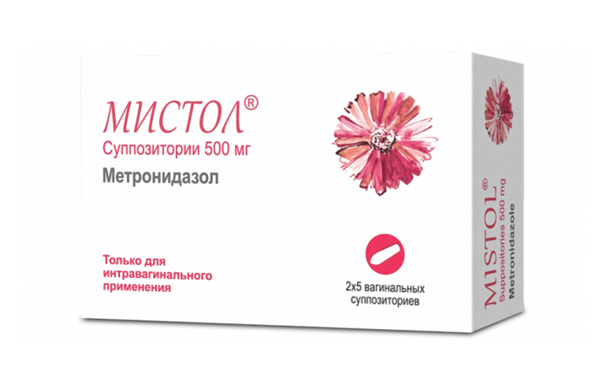 МИСТОЛ суппозитории 500мг N10