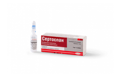 СЕРТОСПАН суспензия 1мл 5 мг+2 мг/мл N1