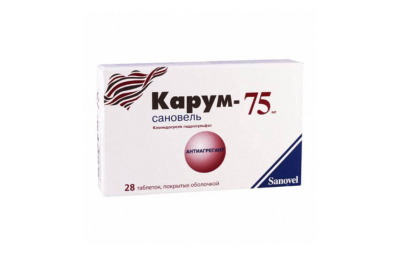 КАРУМ САНОВЕЛЬ таблетки 75мг N28
