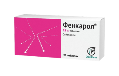 ФЕНКАРОЛ таблетки 25мг N20