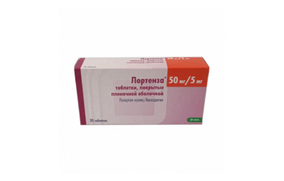 ЛОРТЕНЗА таблетки 50мг/10мг N30
