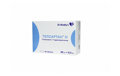 ТЕЛСАРТАН Н таблетки 80мг+12,5мг N28