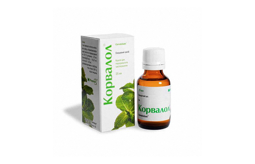 КОРВАЛОЛ капли 25мл