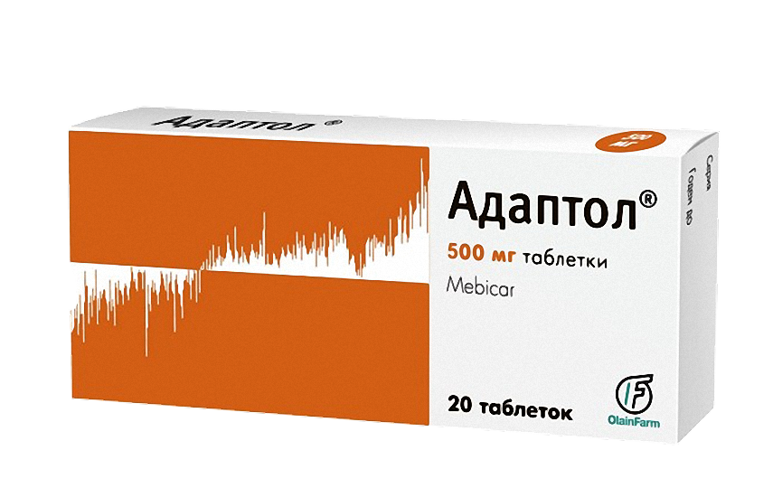 АДАПТОЛ таблетки 500мг N20