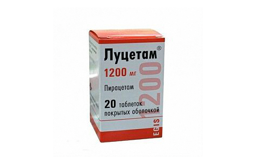 ЛУЦЕТАМ таблетки 1200мг N20