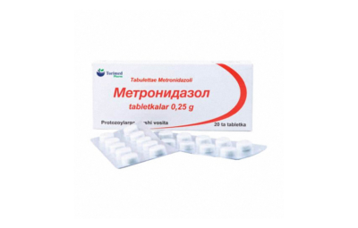 МЕТРОНИДАЗОЛ таблетки 250мг N20