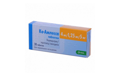 КО АМЛЕССА таблетки 4мг/5мг N30