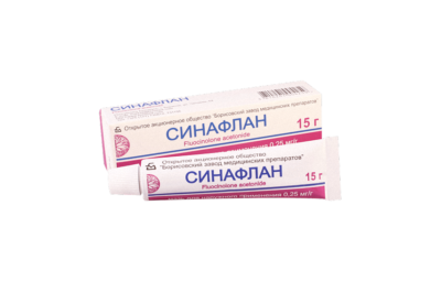 СИНАФЛАН мазь 15 г 0,25 мг/г
