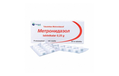 МЕТРОНИДАЗОЛ таблетки 250мг N20