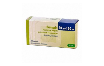 ВАЛОДИП таблетки 5мг/80мг N28