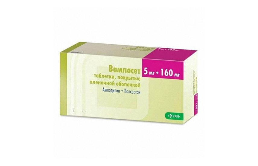 ВАЛОДИП таблетки 5мг/160мг N28