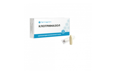 КЛОТРИМАЗОЛ суппозитории 100мг N6
