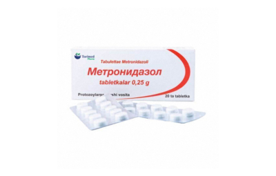 МЕТРОНИДАЗОЛ таблетки 250мг N20