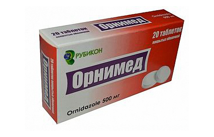 ОРНИМЕД таблетки 500мг N10
