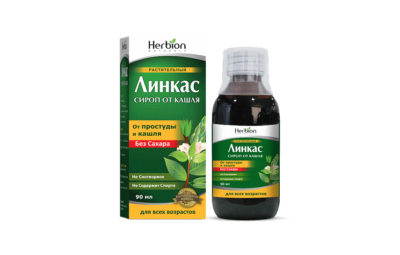 ЛИНКАС БЕЗ САХАРА сироп 90мл