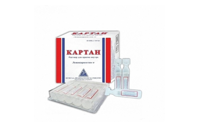 КАРТАН раствор для приема внутрь 10мл 1г/10мл N10