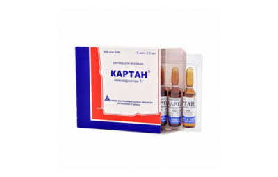 КАРТАН раствор для инъекций 5 мл 1 г/1 мл N5