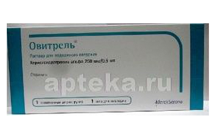 ОВИТРЕЛЬ раствор для инъекций 250мкг 250 мкг/0,5 мл N1
