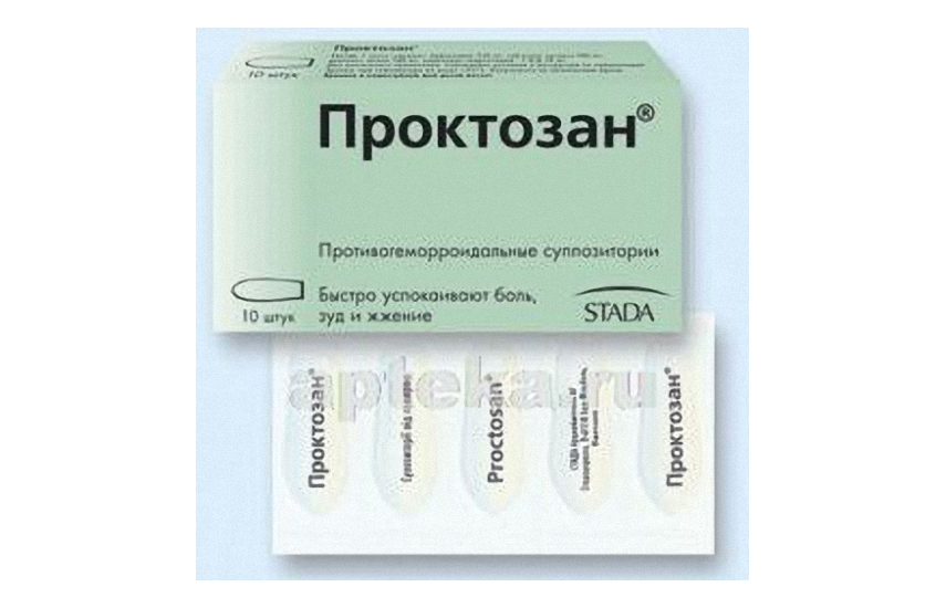 ПРОКТОЗАН суппозитории N10