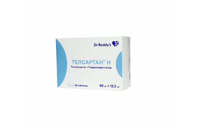 ТЕЛСАРТАН Н таблетки 40мг+12,5мг N28